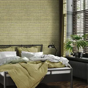 Galerie Pepper Fondo Yellow Wild Grass Effect Wallpaper