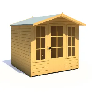 Shire Chatsworth 7x7ft Summerhouse Single Door 12mm T&G