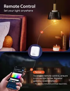 Aigostar E27 Smart Bluetooth Mesh Bulb 4.9W 420LM A60