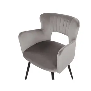 Kirssy Upholstered Dining Chair Grey