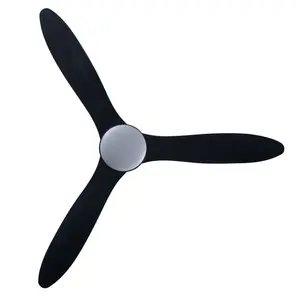 Lucci 142cm Ceiling Fan with Light Kit Black / Black