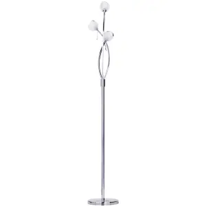 Litecraft Marta Chrome 3 Light Floor Lamp