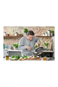 Tefal Jamie Oliver Quick & Easy 28cm Stainless Steel Frying Pan