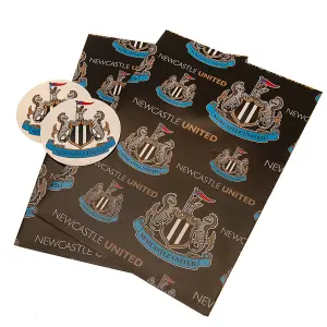 Newcastle United FC Gift Wrap Black/White (One Size)