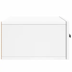 Berkfield Wall-mounted Bedside Cabinets 2 pcs White 35x35x20 cm