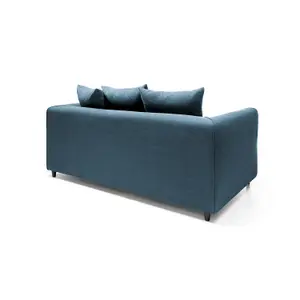 Darcy 2 Seater Sofa in Teal Linen Fabric