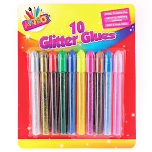 ArtBox 10 Glitter Glues Pens Multicoloured (One Size)