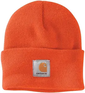 Carhartt A18 Knit Cuffed Beanie Orange