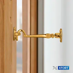 XFORT 150mm Polished Brass Cabin Hook