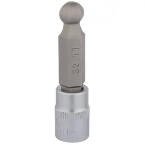 Draper Ball End Hexagonal Socket Bits, 3/8" Sq. Dr., 11mm 16294