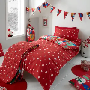 Happy Linen Company Jolly Christmas Kids Bedding Double