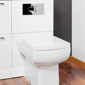 Chrome  Dual Flush Toilet Concealed Cistern Plate Push Button Cable Operated