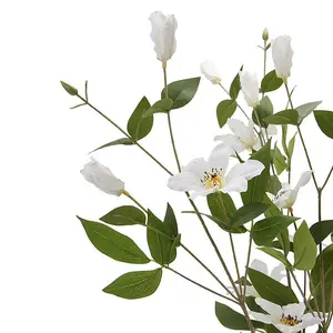 Hill Interiors White Florida Clematis Faux Plant