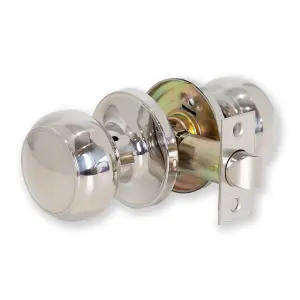 XFORT Bello Passage Knob Set Polished Chrome for Internal Wooden Doors