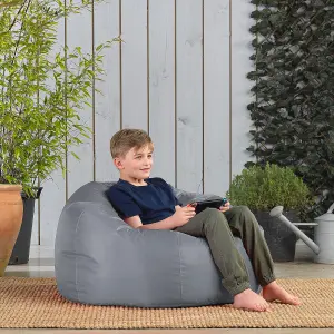 Veeva Teen Bean Bag Chair Grey Childrens Bean Bags