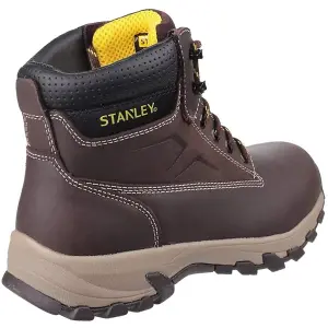 Stanley Mens Tradesman Leather Safety Boots Brown (9 UK)