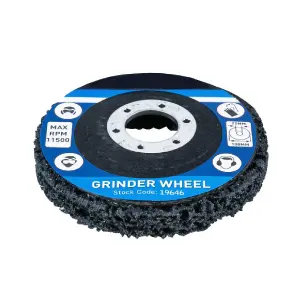 HomeSmart 100mm Paint & Rust Removal Wheel for Angle Grinder - Durable Nylon Abrasive Disc