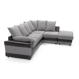 Dino Corner Sofa in Grey Right Facing