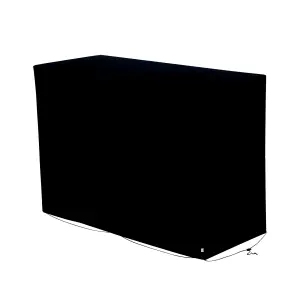 GoodHome Tippah 4.0 Black Rectangular Barbecue cover 150cm(L) 64cm(W)