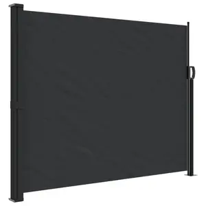 Retractable Side Awning Black / 120" H x 1000" W