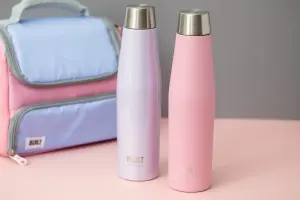 BUILT Stainless Steel Water Bottle Insulated  Sports Lilac Gym Travel Flask 540ml