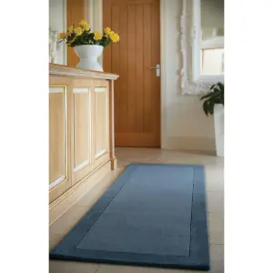 Origins Borders Navy Rug 67 X 200