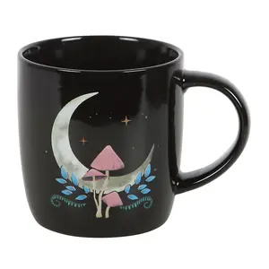 Something Different Mystical Moon Mug Black/Pink (One Size)