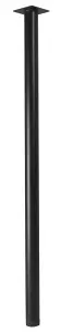 Rothley Painted Black Furniture leg (H)700mm (Dia)32mm