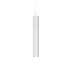 Luminosa Tube LED 1 Light Slim Ceiling Pendant White