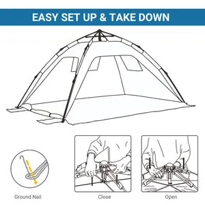 2 Person Tent Blue