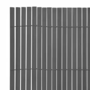 Berkfield Double-Sided Garden Fence 90x400 cm Grey