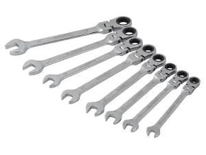 BlueSpot Tools Flexible Head Ratchet Set, 8 Piece