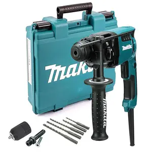 Makita HR1840 240v SDS Plus 2 Mode Rotary Hammer Drill 470w + SDS Bits + Chuck