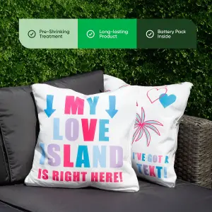 Gardenwize Outdoor Light Up Love Island Cushions Sofa Chair Furniture Scatter Cushions