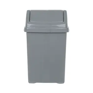 Wham Casa 1x 8L Swing Bin Silver