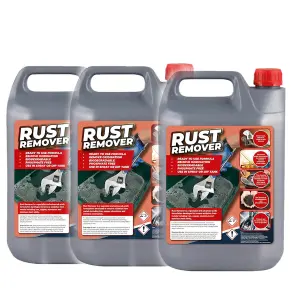 2x 5L Liquid Rust Remover Safely Removes Oxidation From Metals, Iron, Copper, Aluminium & Stainless Steel