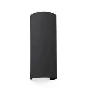 Luminosa Cotton Black Round Wall Light 370x 148x 125, E27