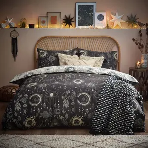 Cotton Blend, Polyester Abstract Duvet Cover Set with Pillowcases King Duvet Cover + 2 Standard Pillowcases