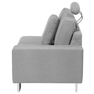 Corner Sofa STOCKHOLM Light Grey Fabric Right Hand