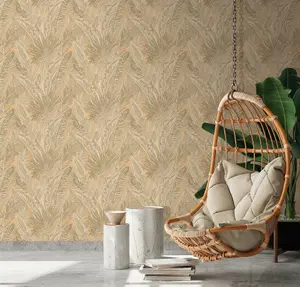 Galerie Enchanted Kiskaara Brown Wallpaper