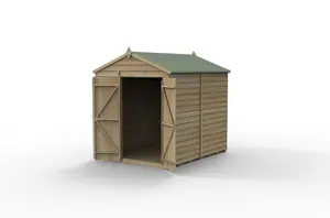 4LIFE Apex Shed 6x8 - Double Door - No Window