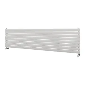 Ximax Champion FORH1164600W White Gas Horizontal Designer Radiator, (W)1800mm x (H)468mm