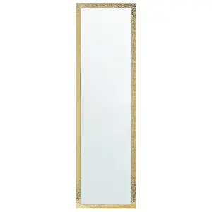 Beliani Glam Standing Mirror BRECEY Gold