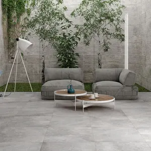 Chess Ash Stone Effect Matt Porcelain Tile / 30 x 60cm