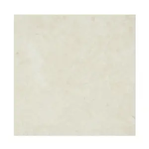 Egypte stone Cream Matt Stone effect Porcelain Outdoor Floor Tile, Pack of 2, (L)600mm (W)600mm