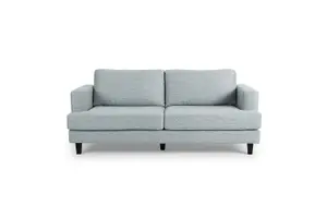 Dale 3 Seater Sofa, Pale Blue Linen Fabric