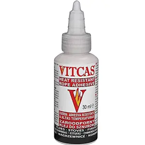 VITCAS Fire Rope Seal Adhesive - White Thermal Heat Resistant Glue