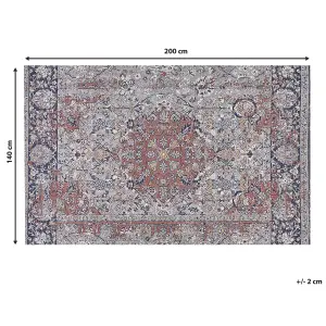 Area Rug 140 x 200 cm Multicolour KORGAN