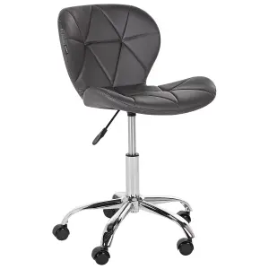 Desk Chair Graphite Grey VALETTA