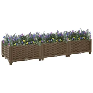 Berkfield Raised Bed 120x40x23 cm Polypropylene